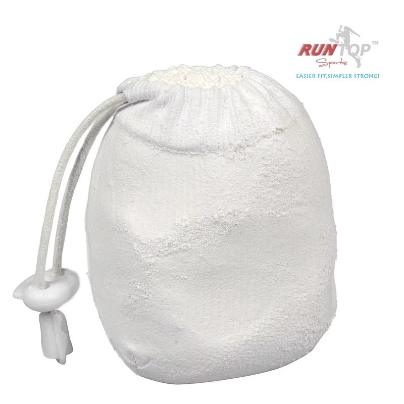 RUNTOP 2.4OZ Refillable Magnesium Carbonate Powder Gym Chalk Ball Bag Sock for Weightlifting Cross Fitness Training Gymnastics Rock Climbing Deadlifting Workout Bouldering Billiards Pole Dancing - Image 4